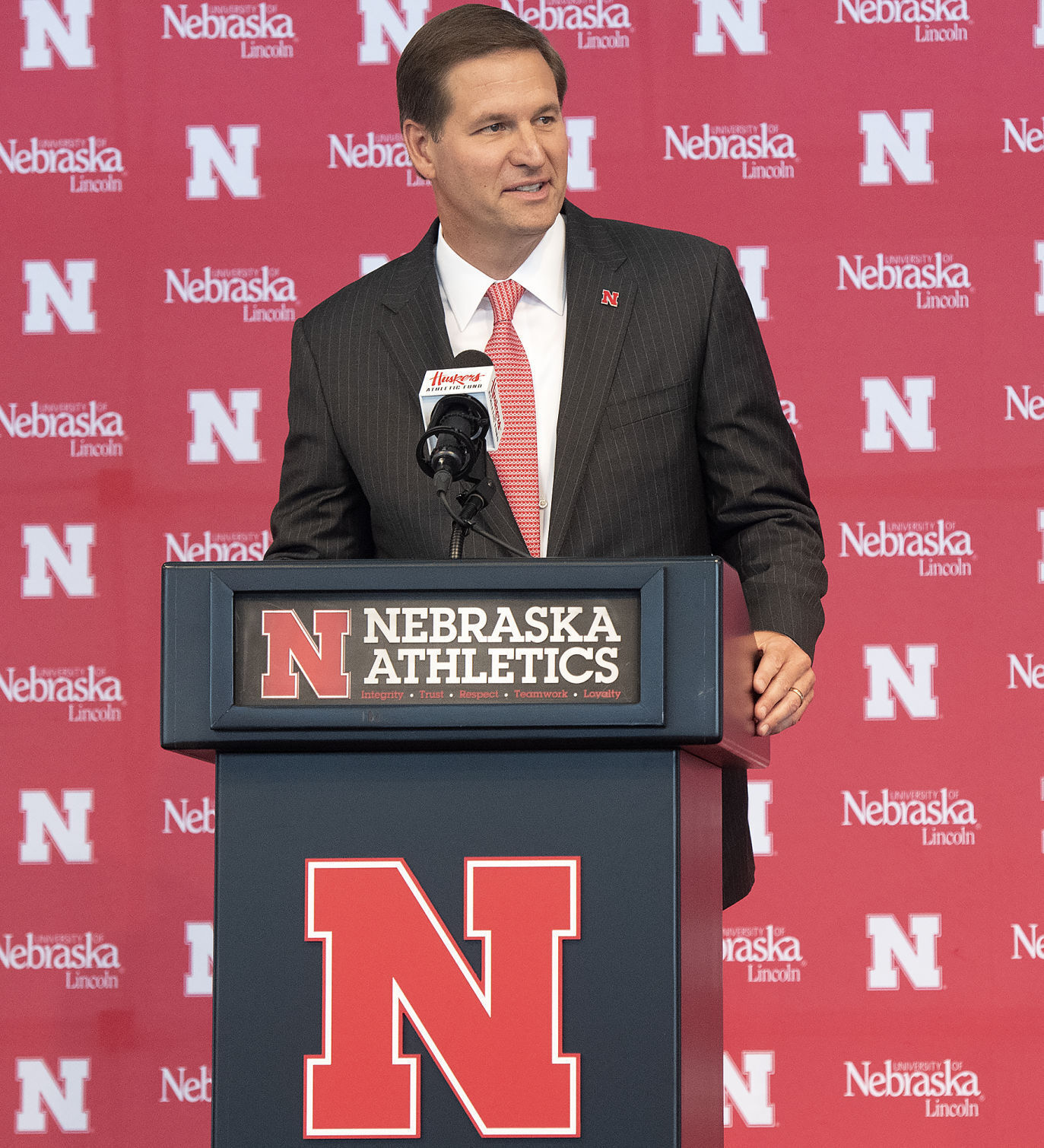 Trev Alberts introduced as Nebraska AD, 7.14